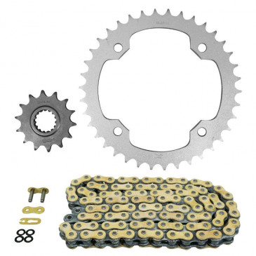 CHAIN AND SPROCKET KIT FOR YAMAHA 450 YZF R 2009>2020 520 14x38 (REAR SPROCKET Ø 125/145/10.5) (OEM SPECIFICATIONS) -AFAM- 5400598034428