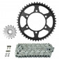 CHAIN AND SPROCKET KIT FOR YAMAHA 600 FZ6 S FAZER 2004>2007, FZ6 S FAZER ABS 2006>2008 530 16x46 (REAR SPROCKET Ø 110/130/10.25) (OEM SPECIFICATIONS) -AFAM- 5400598034596