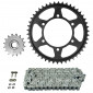 CHAIN AND SPROCKET KIT FOR YAMAHA 600 FZ6 N 2004>2008 530 16x46 (REAR SPROCKET Ø 110/130/10.25) (OEM SPECIFICATIONS) -AFAM- 5400598034589