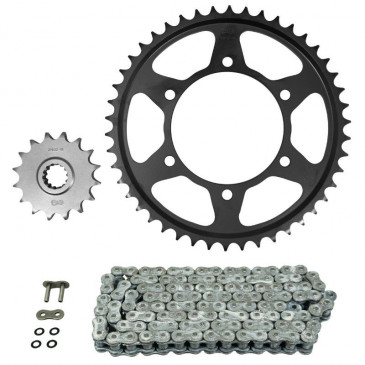 CHAIN AND SPROCKET KIT FOR YAMAHA 600 FZ6 N 2004>2008 530 16x46 (REAR SPROCKET Ø 110/130/10.25) (OEM SPECIFICATIONS) -AFAM- 5400598034589