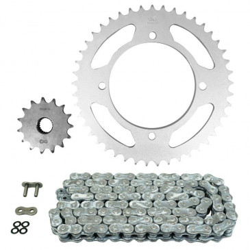 CHAIN AND SPROCKET KIT FOR YAMAHA 660 XT E 1990>2003 520 15x45 (REAR SPROCKET Ø 125/145/10.5) (OEM SPECIFICATIONS) -AFAM- 5400598034770