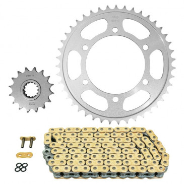 CHAIN AND SPROCKET KIT FOR YAMAHA 1000 MT10 2016, MT10 SP 2017>2020, MT10 TOURER EDITION 2018>2020 525 16x43 (REAR SPROCKET Ø 110/130/10.5) (OEM SPECIFICATIONS) -AFAM- 5400598035302