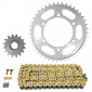 CHAIN AND SPROCKET KIT FOR YAMAHA 700 XSR 2016>2019, XSR TRIBUTE 2019>2020 525 16x43 (REAR SPROCKET Ø 110/130/10.5) (OEM SPECIFICATIONS) -AFAM- 5400598034985