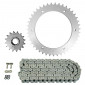 CHAIN AND SPROCKET KIT FOR HONDA 750 VFR F 1990>1997 530 16x43 (REAR SPROCKET Ø 154/176/8.25) (OEM SPECIFICATIONS) -AFAM- 5400598031250