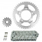 CHAIN AND SPROCKET KIT FOR SUZUKI 750 GSX F 1998>2006 530 15x45 (REAR SPROCKET Ø 87/110/10.5) (OEM SPECIFICATIONS) -AFAM- 5400598038297