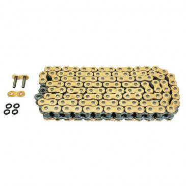 CHAIN FOR MOTORBIKE- AFAM 530 112 LINKS XS-RING HYPER REINFORCED GOLD (A530XHR2-G 112L) 5414837141266