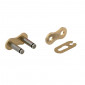 CHAIN QUICK LINK - STANDARD CLIP 428 GOLD (CHAIN TYPE A428R1-G) (OEM SPECIFICATIONS) -AFAM- 5414837092735