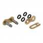 CHAIN QUICK LINK - STANDARD CLIP 428 GOLD (CHAIN TYPE A428XMR-G) (OEM SPECIFICATIONS) -AFAM- 5414837094197