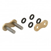 CHAIN QUICK LINK - FLAT HEAD RIVETING PIN 520 GOLD (CHAIN TYPE A520XRR3-G) (OEM SPECIFICATIONS) -AFAM- 5414837158844