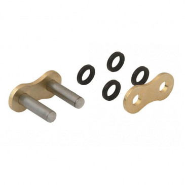 CHAIN QUICK LINK - FLAT HEAD RIVETING PIN 525 GOLD (CHAIN TYPE A525XHR3-G) (OEM SPECIFICATIONS) -AFAM- 5414837140382