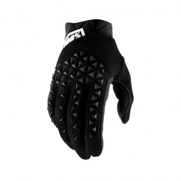 GLOVES - 100% AIRMATIC BLACK EURO 10 (L) (APPROVED EN 13594:2015) 0841269183901