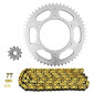 CHAIN AND SPROCKET KIT FOR APRILIA 50 SX 2012>2017 420 11x53 (Ø SPROCKET 108/123/6.5) (OEM SPECIFICATIONS) -AFAM- 5400598042454