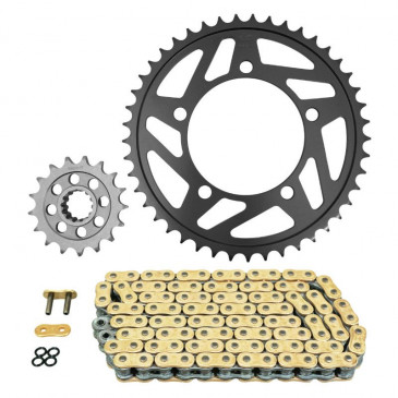 CHAIN AND SPROCKET KIT FOR BMW 1000 S XR 2015>2020 525 17x45 (Ø SPROCKET 110/131/12.2) (OEM SPECIFICATIONS) -AFAM- 5400598055959