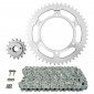 CHAIN AND SPROCKET KIT FOR HONDA 700 XLV TRANSALP ABS 2008>2013, XL VA TRANSALP ABS 2008>2013 525 15x47 (Ø SPROCKET 130/150/10.5) (OEM SPECIFICATIONS) -AFAM- 5400598031014