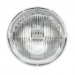 HEADLIGHT FOR MOPED - CHROME WITH SWITCH Ø 140mm WITH CHROME CAP (BA20D UNIVERSAL) -SELECTION P2R- 3701213422576