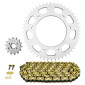 CHAIN AND SPROCKET KIT FOR RIEJU 125 TANGO 2006>2015, TANGO MOTARD 2008>2009, TANGO PRO 2007>2010 428 14x48 (Ø SPROCKET 105/125/8.5) (OEM SPECIFICATIONS) -AFAM- 5400598050848