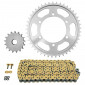 CHAIN AND SPROCKET KIT FOR SUZUKI 750 GSX R 2011>2017 525 17x45 (Ø SPROCKET110/130/10.5) (OEM SPECIFICATIONS) -AFAM- 5400598038402