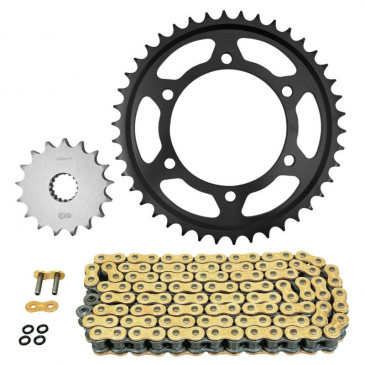 CHAIN AND SPROCKET KIT FOR SUZUKI 1000 GSX R 2009>2016 530 17x42 (Ø SPROCKET 110/130/10.25) (OEM SPECIFICATIONS) -AFAM- 5400598038600