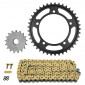 CHAIN AND SPROCKET KIT FOR SUZUKI 1000 V-STROM 2014>2019 525 17x41 (Ø SPROCKET 120/140/10.25) (OEM SPECIFICATIONS) -AFAM- 5400598038631