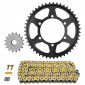 CHAIN AND SPROCKET KIT FOR TRIUMPH 675 STREET TRIPLE 2013>2016 525 16x47 (Ø SPROCKET 106/125/10.5) (OEM SPECIFICATIONS) -AFAM- 5400598051043