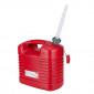 JERRYCAN FOR FUEL - PRESSOL PE - WITH FLEXIBLE SPOUT 20L- RED 4103810211379