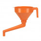 FUNNEL - PRESSOL - POLYETHYLENE ORANGE Ø 160mm WITH Z-SHAPED EXTENSION (SOLD PER UNIT) 4103810025624