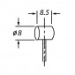 CABLE DE FREIN CYCLO VELOX G.6 POUR PEUGEOT BOULE 8x8mm DIAM 15/10 Lg 1,80M (14 FILS) (BOITE DE 25) 3660429953164