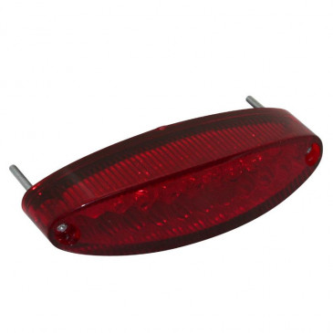 TAIL LIGHT UNIVERSAL REPLAY -WITH LEDS- OVAL SHAPED -RED- 15 LEDS ** 3700948035214