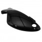 REAR SIDE COVER FOR SCOOT PEUGEOT 50 TKR, TREKKER 2007> -GLOSS BLACK- LEFT- SELECTION P2R 3700948047484