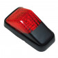 TAIL LIGHT FOR 50cc MOTORBIKE/MOTORBIKE REPLAY XR TYPE ENDURO -RED/ BLACK- **(L 102mm - W 54mm - H 45mm) 3700948035443