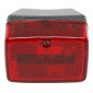 TAIL LIGHT FOR MOPED REPLAY RC -RED-/CARBON FOR PEUGEOT 103/MBK 51 ** 3700948034484