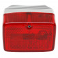 TAIL LIGHT FOR MOPED REPLAY RC -RED-/CHROME FOR PEUGEOT 103/MBK 51 * 3700948034491