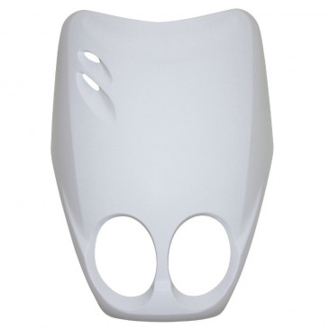 FRONT FAIRING FOR SCOOT MBK 50 OVETTO 1996>2007/YAMAHA 50 NEOS 1996>2007 GLOSS WHITE (UPPER PART) 3700948056097