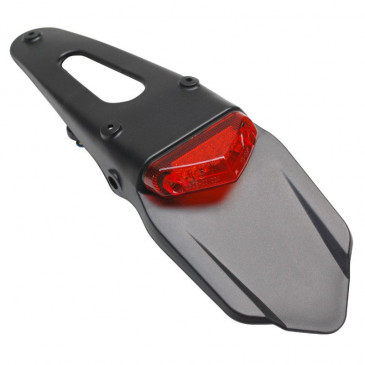 LICENSE PLATE HOLDER +MUD FLAP+ 9 LEDS TAILLIGHT REPLAY LUXE RED **(L 325mm / H 55mm / Wd 110mm) 3700948040010