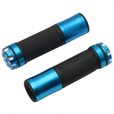 GRIP- REPLAY "On road" R375 BLUE - CLOSED END (Pair) 3700948039656