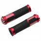 GRIP- REPLAY "On road" R383 RED - CLOSED END (Pair) 3700948039731