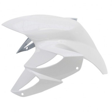 FRONT MUDGUARD FOR SCOOT MBK 50 BOOSTER NG, ROCKET/YAMAHA 50 BWS BUMP, SPY -GLOSS WHITE- 3700948048245