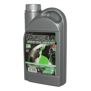 OIL FOR FORKS/ABSORBERS -MINERVA FOURCHE R 10 à 15W (1L) (100% MADE IN FRANCE) 3324960021187