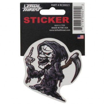 STICKER LETHAL THREAT REAPER FINGER (7x11cm) (RC00021) 3700948178560