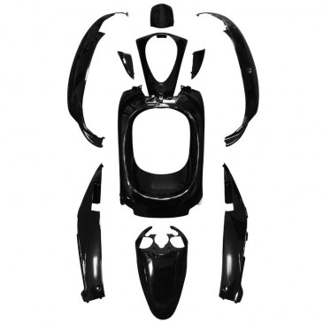 FAIRINGS/BODY PARTS FOR SCOOT SYM 50 MIO BLACK GLOSS (10 PARTS KIT) P2R 3700948054161