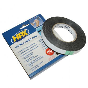 ADHESIVE TAPE - DOUBLE FACE FOAMED - BLACK 19mm x 10M 8711347500000