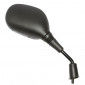 RETROVISEUR ADAPTABLE PEUGEOT 50 TWEET 2010>,125 TWEET 2010> DROIT NOIR (HOMOLOGUE CE) -VICMA- 8430525186606