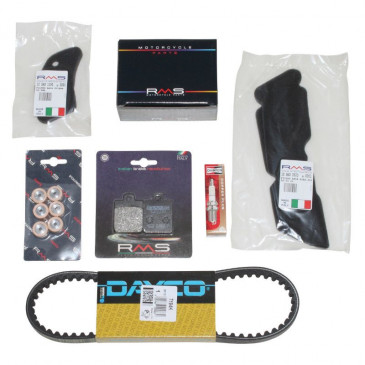 KIT ENTRETIEN SCOOT ADAPTABLE PIAGGIO 50 ZIP 2T 2008> -RMS- 1638201300001