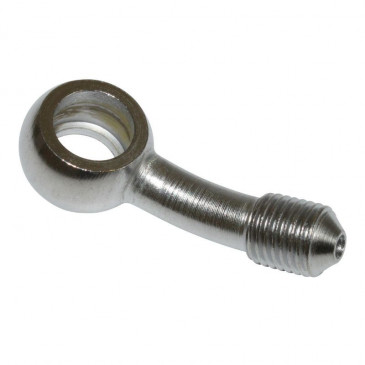 BRAKE HOSE CONNECTOR - Ext Ø M10x125 / Inter Ø 10 mm - Bended 25° (BANJO) 3700948152348