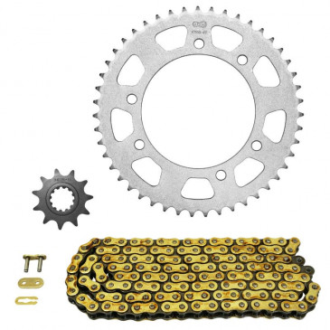 CHAIN AND SPROCKET KIT FOR RIEJU 50 RS SPORT 2012>2017, RS3 2011>2020, RS3 PRO 2011>2017 420 11x47 (BORE Ø 105mm) (OEM SPECIFICATION) -AFAM- 5400598050602