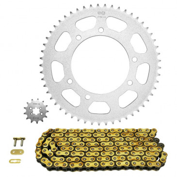 CHAIN AND SPROCKET KIT FOR DERBI 50 SENDA R XRACE 2004>2005, DRD R LIMITED 2004>2005 420 13x53 (BORE Ø 105mm) (OEM SPECIFICATION) -AFAM- 5400598044816