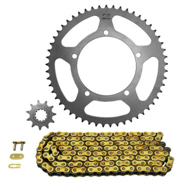 CHAIN AND SPROCKET KIT FOR GENERIC 50 TRIGGER SM 2006>2018, X TRIGGER 2006>2018 420 11x53 (BORE Ø 100mm) (OEM SPECIFICATION) -AFAM- 5400598055713