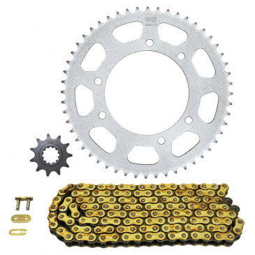 CHAIN AND SPROCKET KIT FOR PEUGEOT 50 XPS TRACK 2003>2006 420 11x52 (BORE Ø 108mm) (OEM SPECIFICATION) -AFAM- 5400598051937