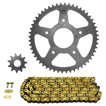 CHAIN AND SPROCKET KIT FOR RIEJU 50 MRT 2011>, SMX POWER UP 2007>2008, SPIKE 2007>2009 420 11x52 (BORE Ø 62mm) (5 DRILL HOLES-MONOBLOC WHEELS) (OEM SPECIFICATION) -AFAM- 5400598050794