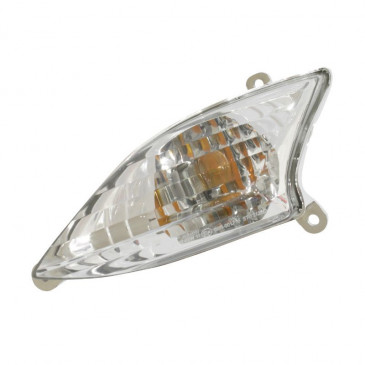 CLIGNOTANT MAXISCOOTER ADAPTABLE YAMAHA 125 CYGNUS X/MBK 125 FLAME X 2007> TRANSPARENT AV GAUCHE (HOMOLOGUE CE) -SELECTION P2R- 8430525098442